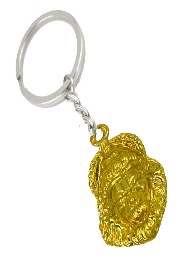 AFH Lord Narsimha Golden Plated Religious Key Chain - Image 2